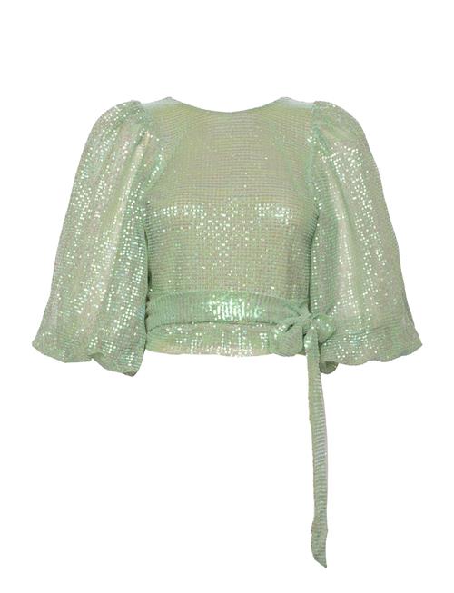 by Ti Mo Sequins Blouse By Ti Mo Green