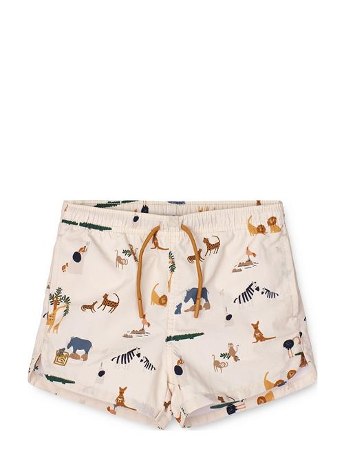 Aiden Printed Board Shorts Liewood Patterned