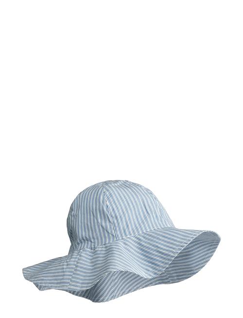 Amelia Seersucker Hat Liewood Blue