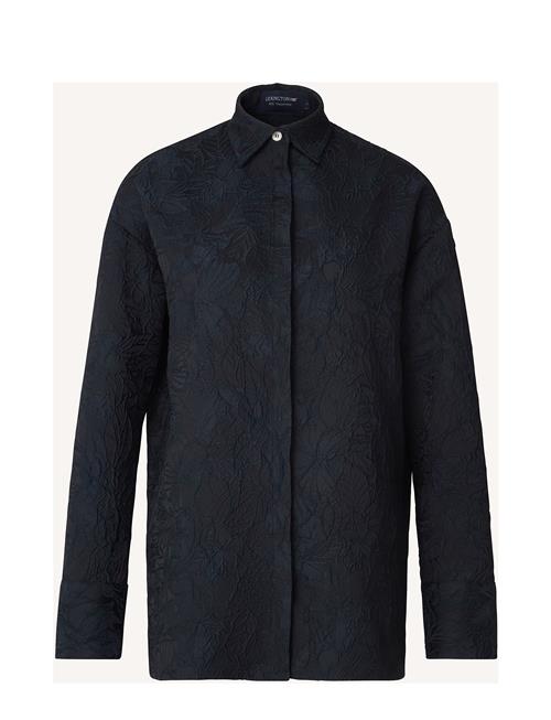 Lexington Clothing Aurora Jacquard Blouse Lexington Clothing Blue