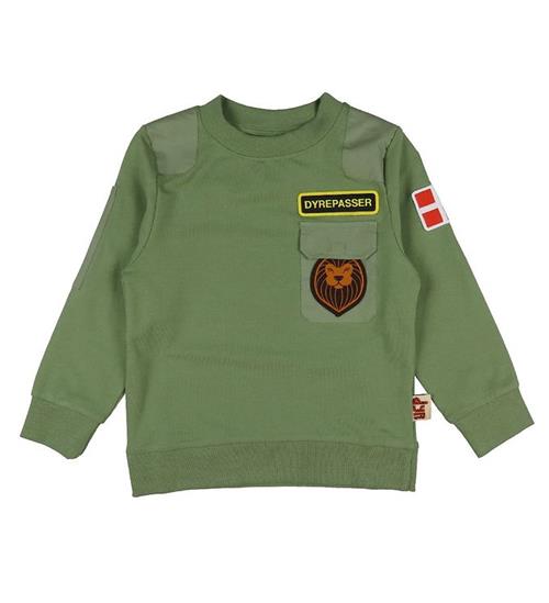 Se DYR DYR Sweatshirt - Safari - Sage ved KidsWorld