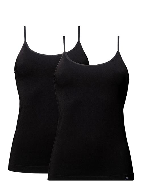 Women's Bamboo Strap Top 2-Pack Danish Endurance Black