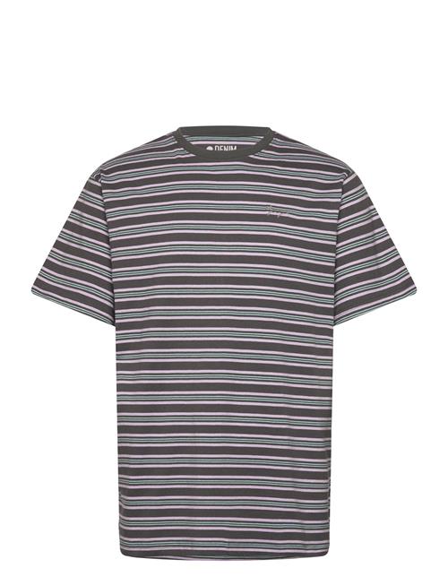 Dpfine Stripe Boxy Tee Denim Project Grey