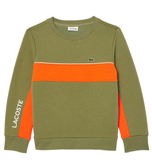 Se Lacoste Lacoste Sweatshirt - Khaki/Bouy ved KidsWorld