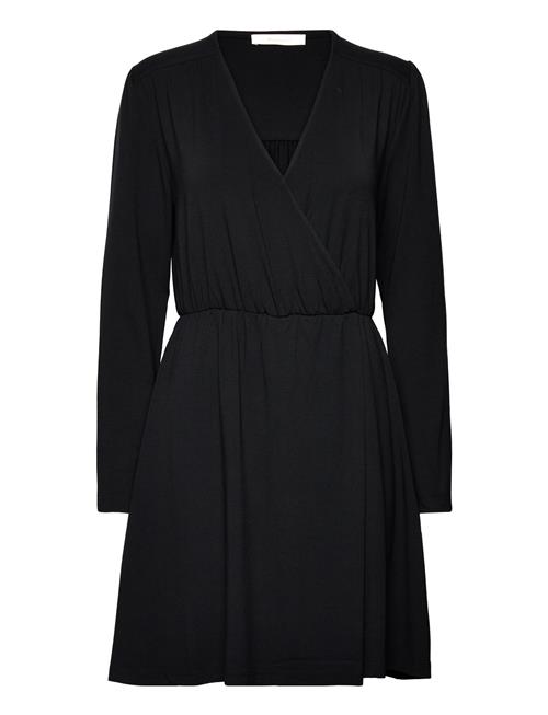 Tamaris Apparel Aiud Jersey Wrap Dress Tamaris Apparel Black