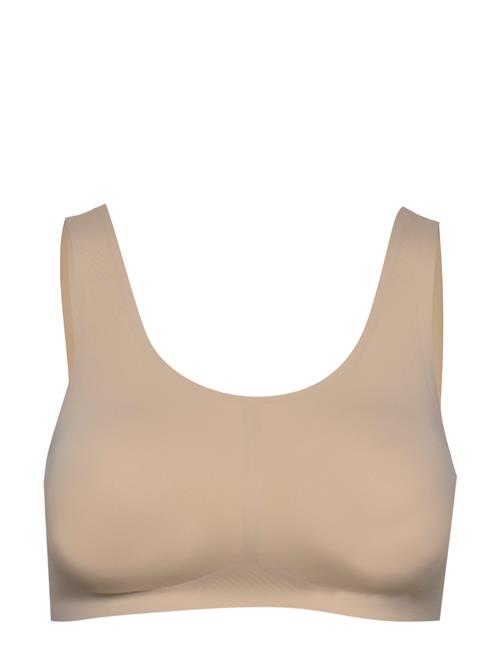 Se Lindex Bra Svea U Neck Top Lindex Beige ved Booztlet