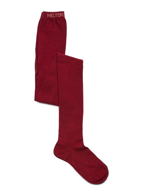 Tight, Plain Colour Melton Red