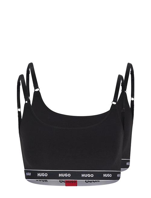 HUGO Twin Bralette Stripe HUGO Black