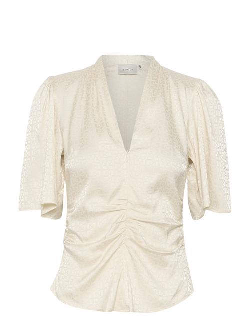 Gestuz Brinagz Ss Blouse Gestuz Cream