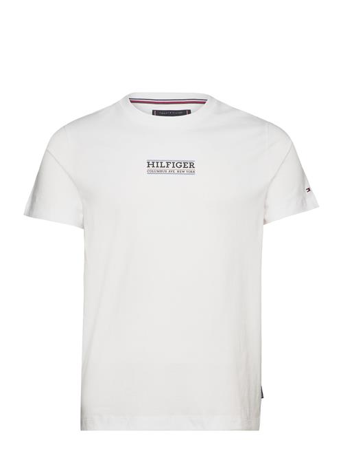 Se Tommy Hilfiger Small Hilfiger Tee Tommy Hilfiger White ved Booztlet