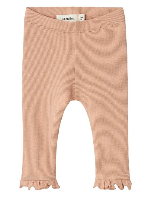 Se Lil'Atelier Nbfgago Dia Slim Legging Lil Lil'Atelier Pink ved Booztlet