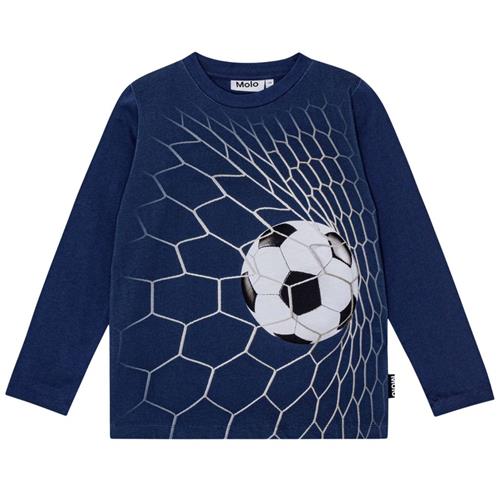 Molo GOTS Reif Langærmet T-shirt Goal Blue | Blå | 92 cm