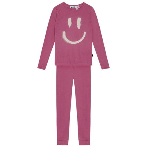 Molo GOTS Lue Pyjamas Dark Rose | Lyserød | 98 cm