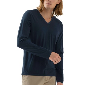 Se Mey Dry Cotton Colour Long Sleeves Mørkblå Large Herre ved Timarco