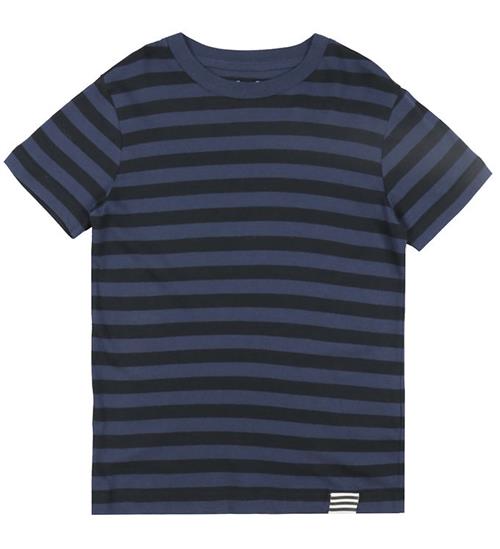 Se Mads NÃ¸rgaard Mads NÃ¸rgaard T-shirt - Organic Midi Thorlino - Navy/Black ved KidsWorld