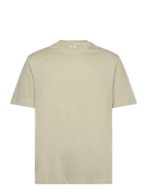 Mango Basic 100 Cotton Relaxed-Fit T-Shirt Mango Green