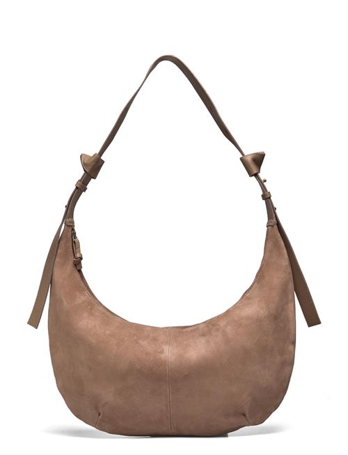 Se Becksöndergaard Suede Lona Bag Becksöndergaard Brown ved Booztlet