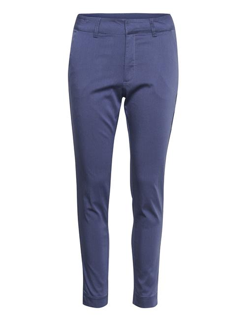 Se Kaffe Kalea 7/8 Chino Pant Kaffe Blue ved Booztlet