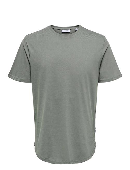 ONLY & SONS Onsmatt Longy Ss Tee Noos ONLY & SONS Khaki