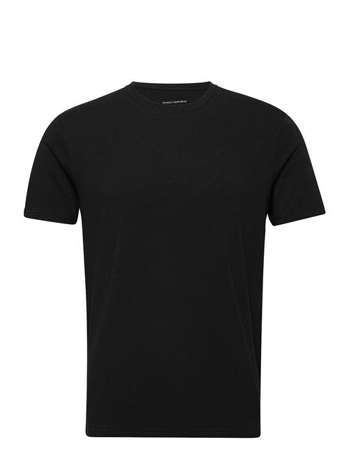 Se Panos Emporio Panos Emporio Bamboo/Cotton Tee Crew Panos Emporio Black ved Booztlet