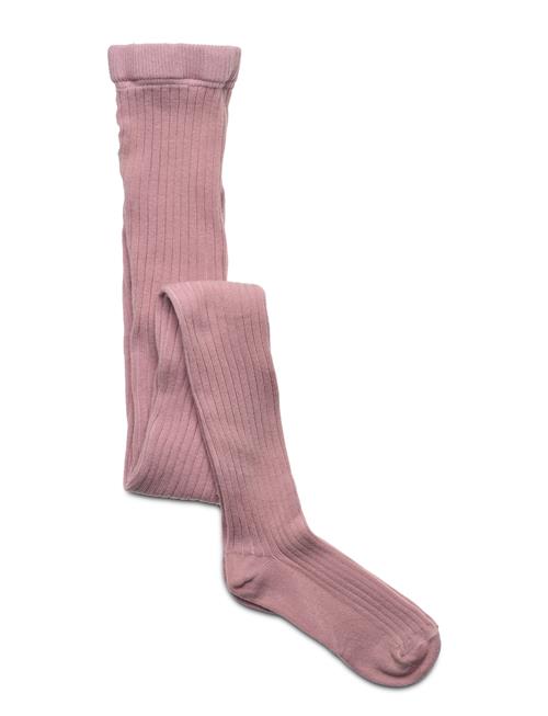 Melton Tights - Rib - All S Melton Pink