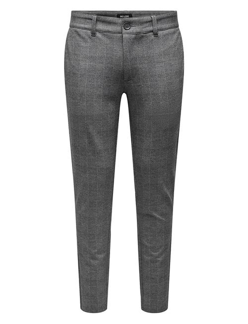 Se ONLY & SONS Onsmark Slim Check Pants 9887 Noos ONLY & SONS Grey ved Booztlet