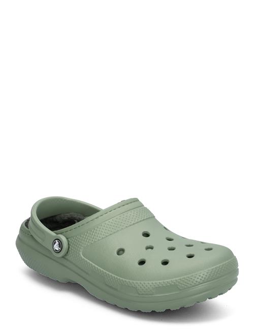 Se Crocs Classic Lined Clog Crocs Green ved Booztlet