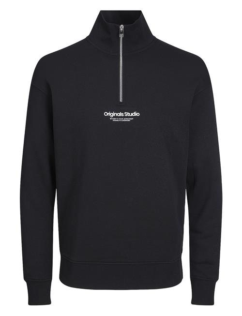 Jack & Jones Jorvesterbro Sweat Quarter Zip Hn Jnr Jack & J S Black