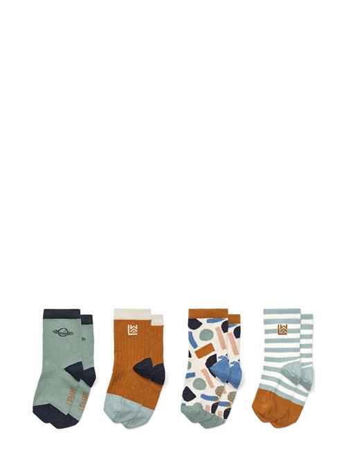 Liewood Silas Socks 4-Pack Liewood Patterned