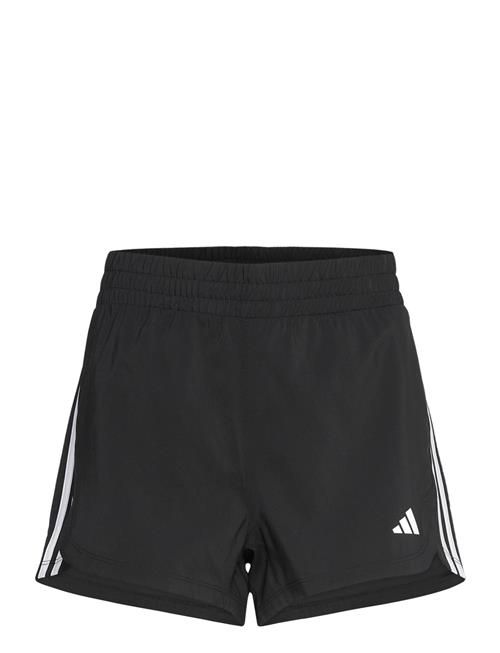 Pacer Training 3 Stripes Woven Mid Rise Short Adidas Performance Black