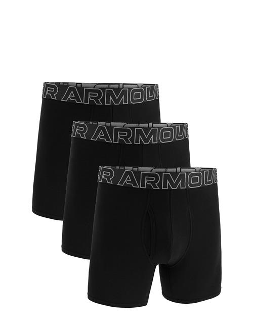 Ua Performance Cotton - Solid 6 In 3Pk Under Armour Black