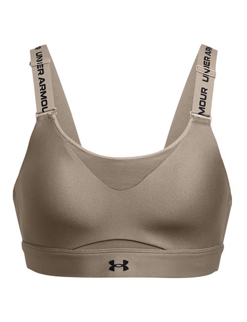 Se Under Armour Ua Infinity High 2.0 Bra Under Armour Brown ved Booztlet