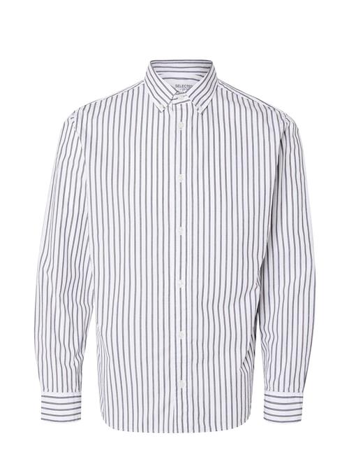 Selected Homme Slhslimrick-Poplin Shirt Ls Noos Selected Homme White