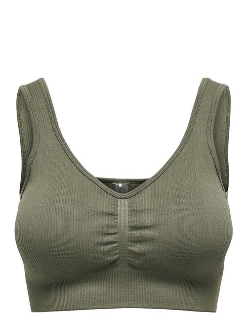 Se Only Play Onpdima-2 Seam Sports Bra Only Play Khaki ved Booztlet