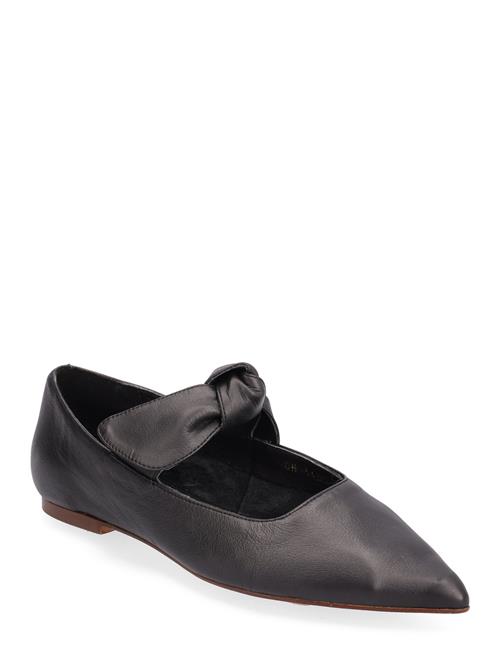 Se ALOHAS Fossil Black Leather Ballet Flats ALOHAS Black ved Booztlet