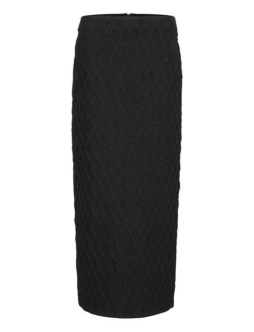 Rozeringz Long Skirt Gestuz Black