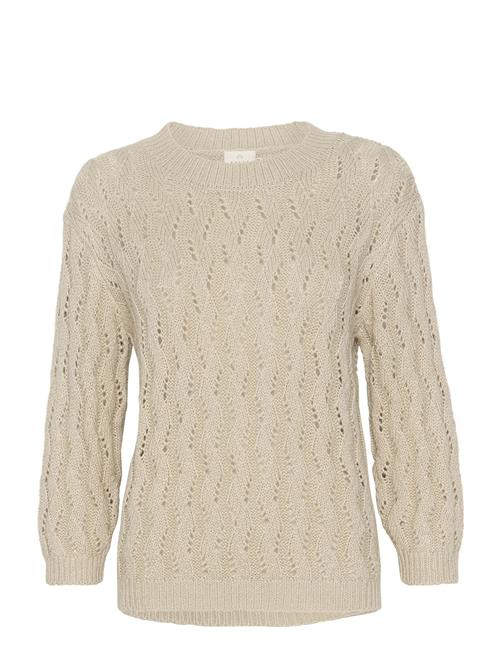 Kaffe Kalena Knit Pullover Kaffe Cream