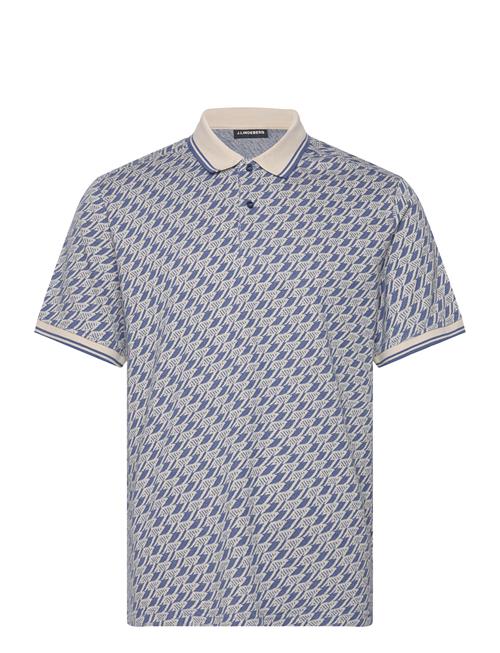 Devon Jacquard Polo J. Lindeberg Blue