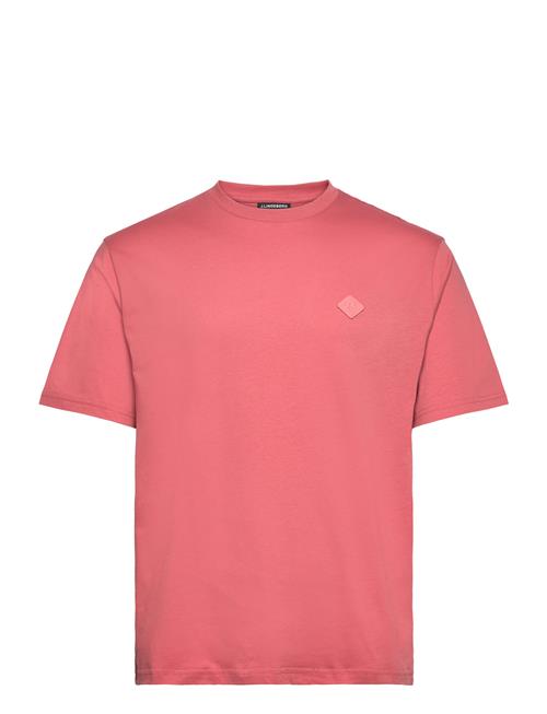 Hale Logo Patch T-Shirt J. Lindeberg Coral