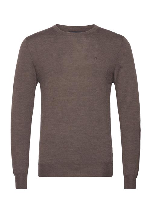 Se J. Lindeberg Lyle Light Merino Sweater J. Lindeberg Brown ved Booztlet