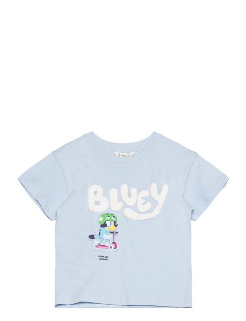 Mango Bluey Printed T-Shirt Mango Blue