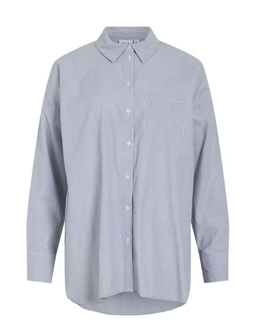 Vidarma L/S Loose Button Shirt - Noos Vila Blue