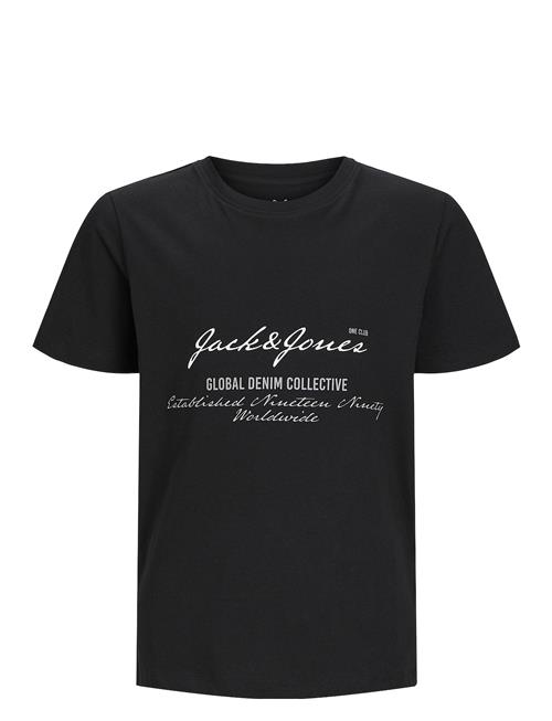 Jack & Jones Jjgreat B2S Logo Tee Ss Ln Jnr Jack & J S Black