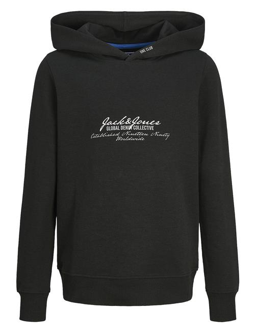 Se Jack & Jones Jjgreat B2S Logo Sweat Hood Mni Jack & J S Black ved Booztlet