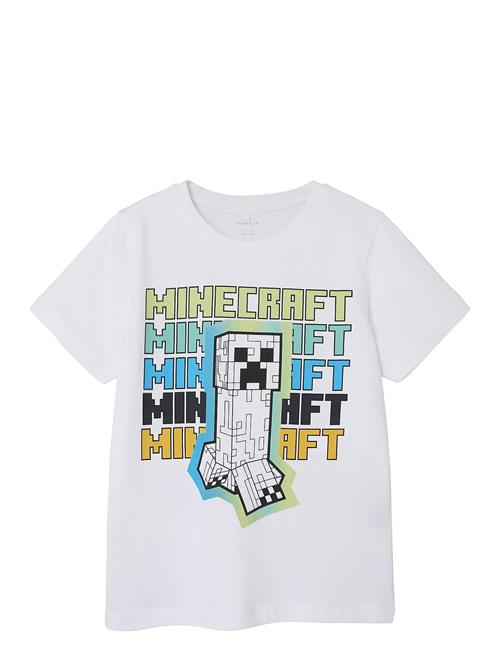 Nkmjin Minecraft Ss Top Box Noos Bfu Name It White