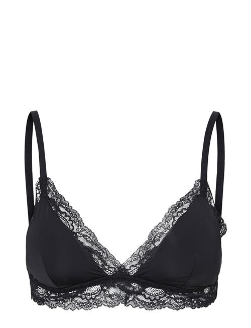 Se Pieces Pcmiley Lace Bra Noos Pieces Black ved Booztlet