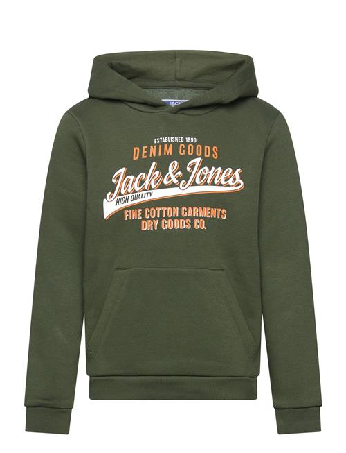 Jack & Jones Jjelogo Sweat Hood 2 Col 24/25 Noos Mni Jack & J S Green