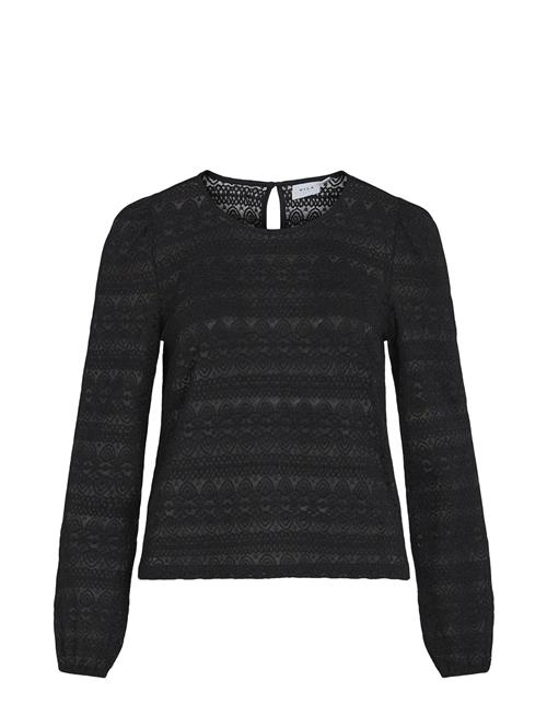 Vichikka O-Neck L/S Top Vila Black