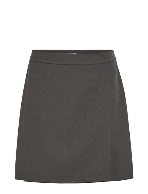 Vila Vitolga Short Hw Wrap Skirt Vila Grey