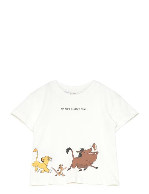 Se Mango The Lion King T-Shirt Mango White ved Booztlet